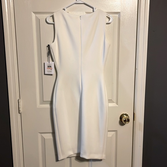 Calvin Klein White Sequined Dress - Picture 4 of 4